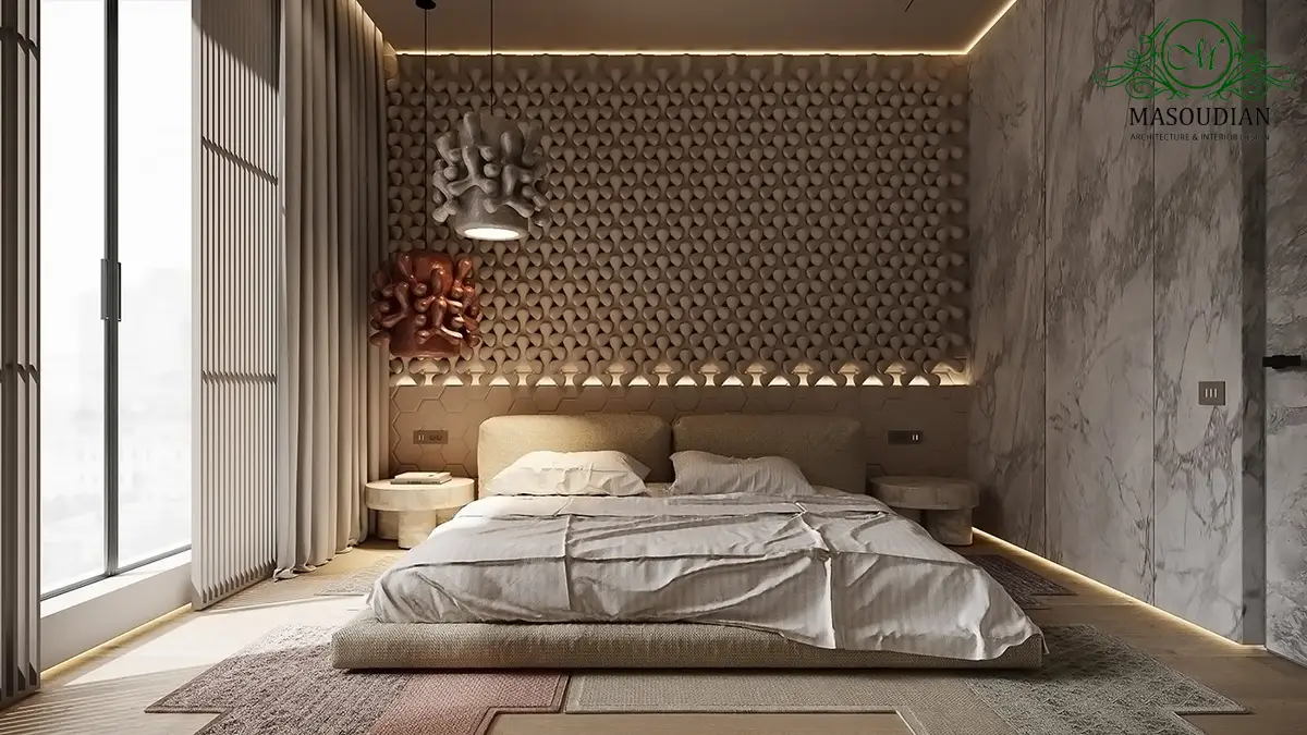 طراحی سه بعدی اتاق خواب