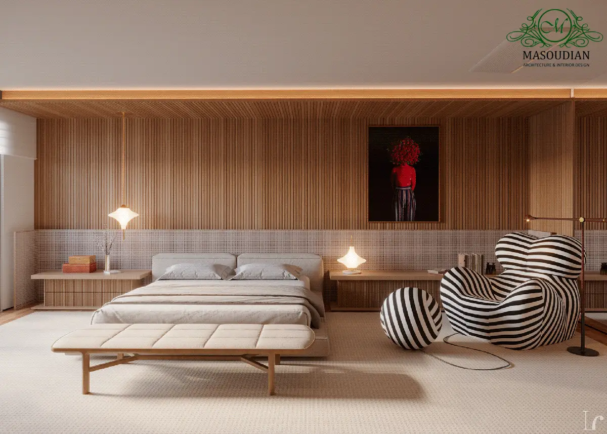 طراحی اتاق خواب با الهام از ژاپن
