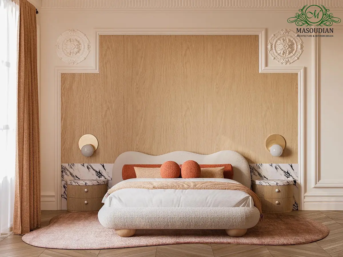 اتاق خواب نئوکلاسیک