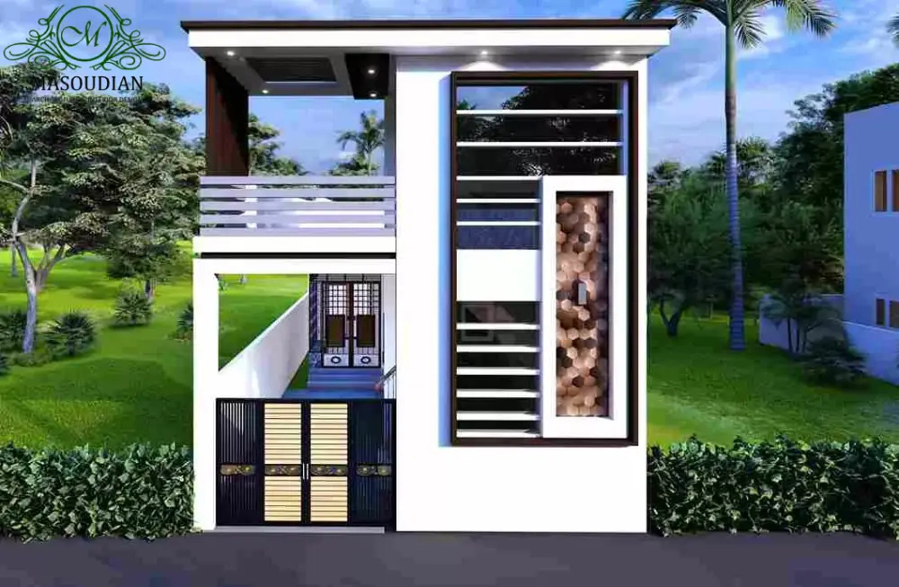 طراحی نمای خانه ساده برای خانه های کوچک