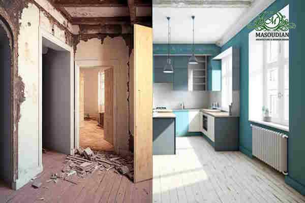 تفاوت بازسازی و نوسازی خانه